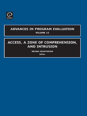 cover image of Advances in Program Evaluation, Volume 12